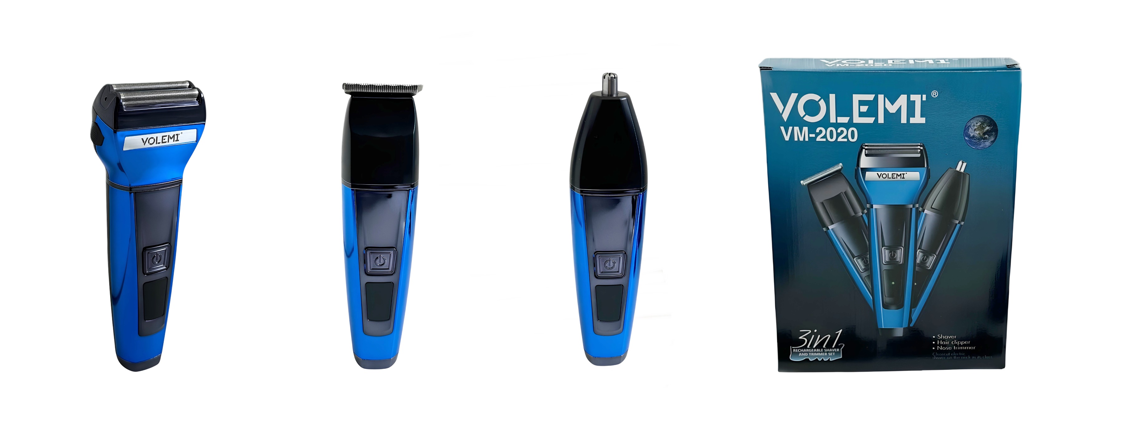 Volemi 3 Başlıklı Şarjlı Tıraş Makinesi: Mükemmel Tıraş Deneyimi İçin İhtiyacınız Olan Her Şey!