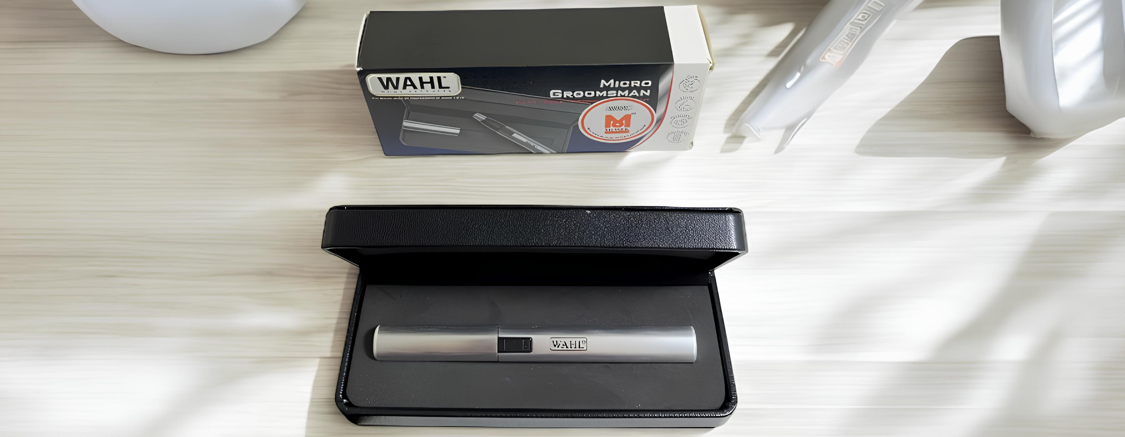 Wahl Micro Groomsman Yıkanabilir Başlıklı Burun ve Kulak Kıl Alma Makinesi ile Hassas ve Hijyenik Bakım