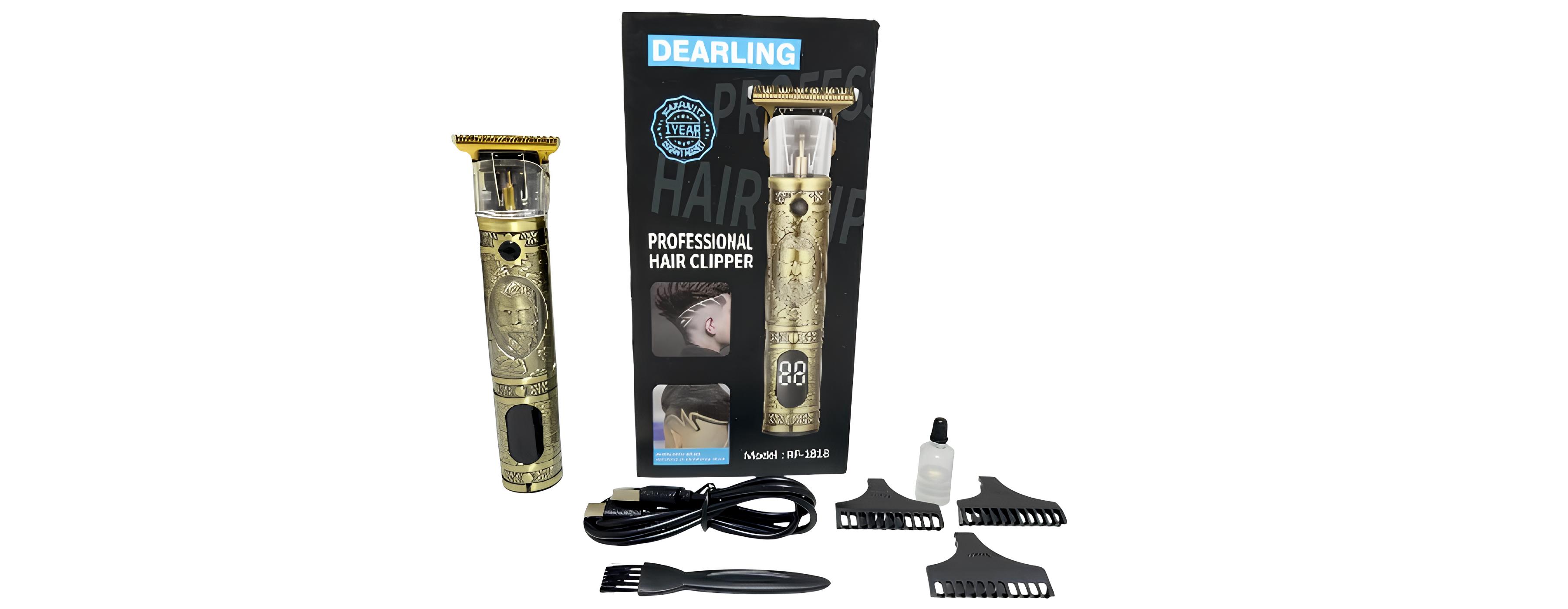 Dearling RF-1818 Dijital Göstergeli Şarjlı Saç-Sakal Tıraş Makinesi: Profesyonel Bakımın Yeni Standartları