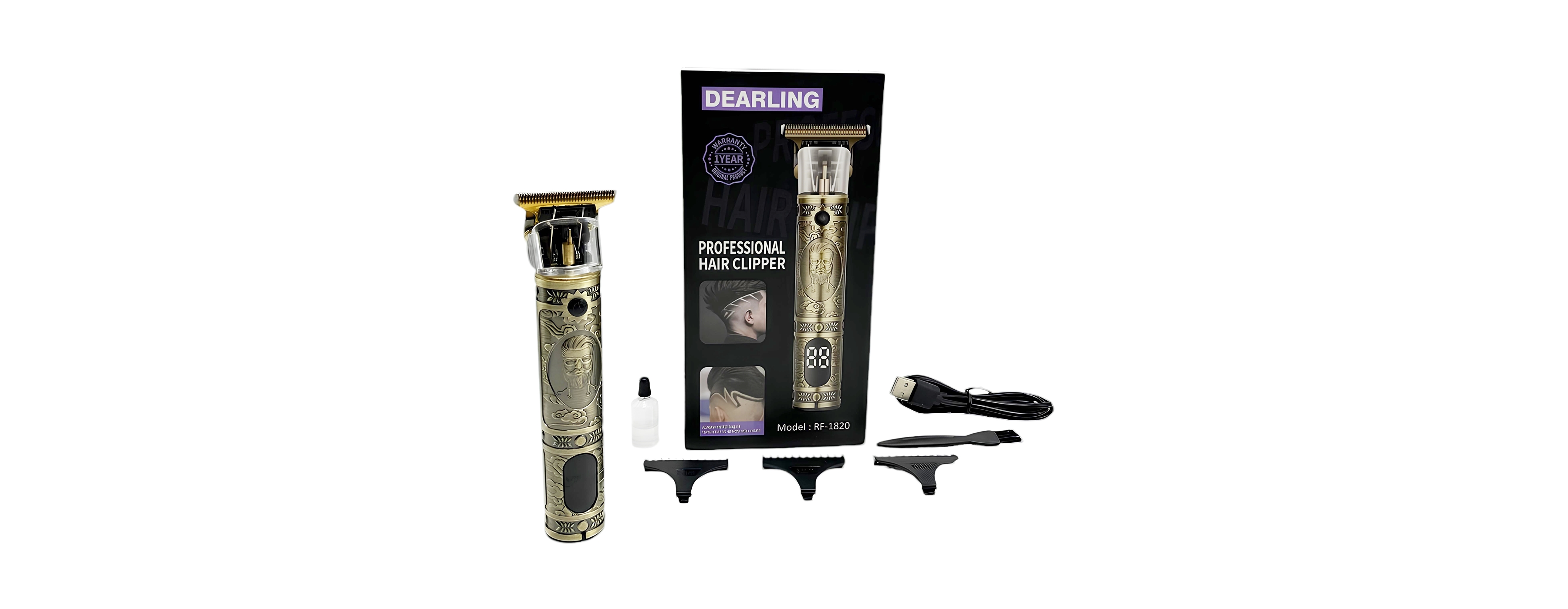 Dearlıng RF-1820 Şarj Göstergeli Saç Sakal Tıraş Makinesi İncelemesi: Keskin Bakım, Şık Görünüm!