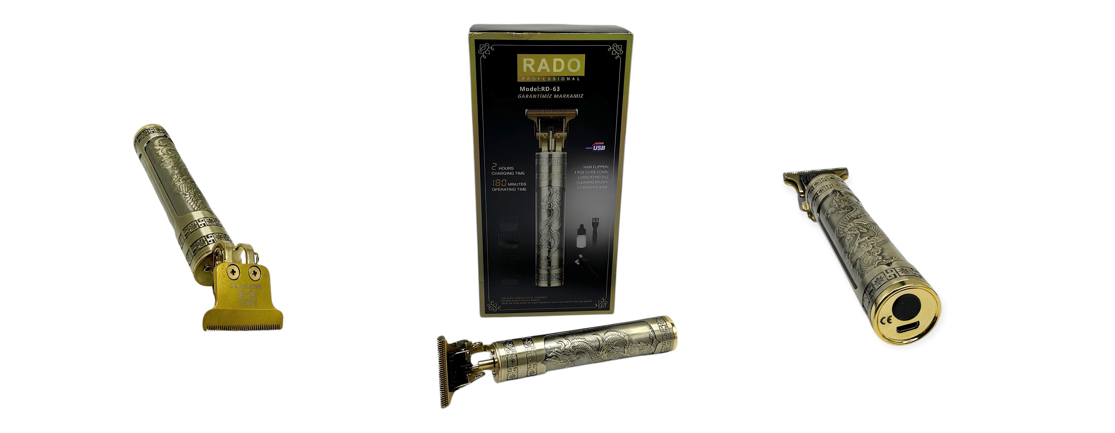 Rado RD-63 Şarjlı ve Kablolu Saç Sakal Tıraş Makinesi: Mükemmel Görünüm İçin İdeal Çözüm