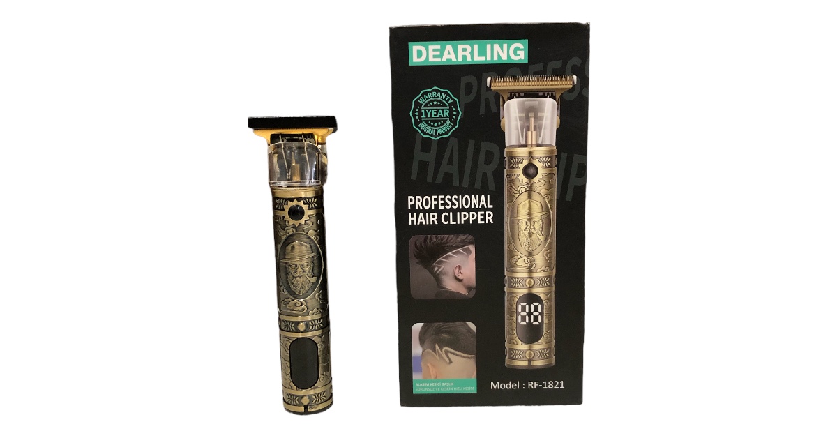 Dearlıng RF-1821 Dijital Göstergeli Titanyum Kaplı Çelik Bıçaklı Profesyonel Tıraş Makinesi İncelemesi: Mükemmel Tıraş Deneyimi