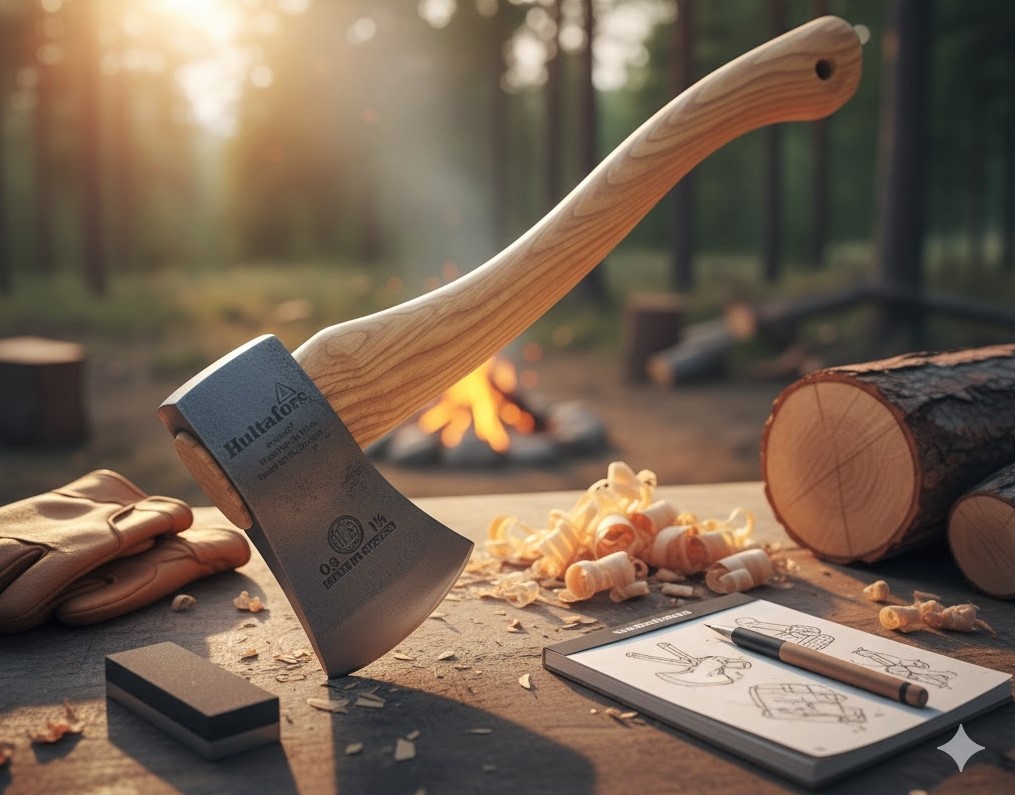 Hultafors Balta Agdor H 006 SV – 960 g Kamp Baltası: İsveç Çeliğinin Gücüyle Kusursuz Performans