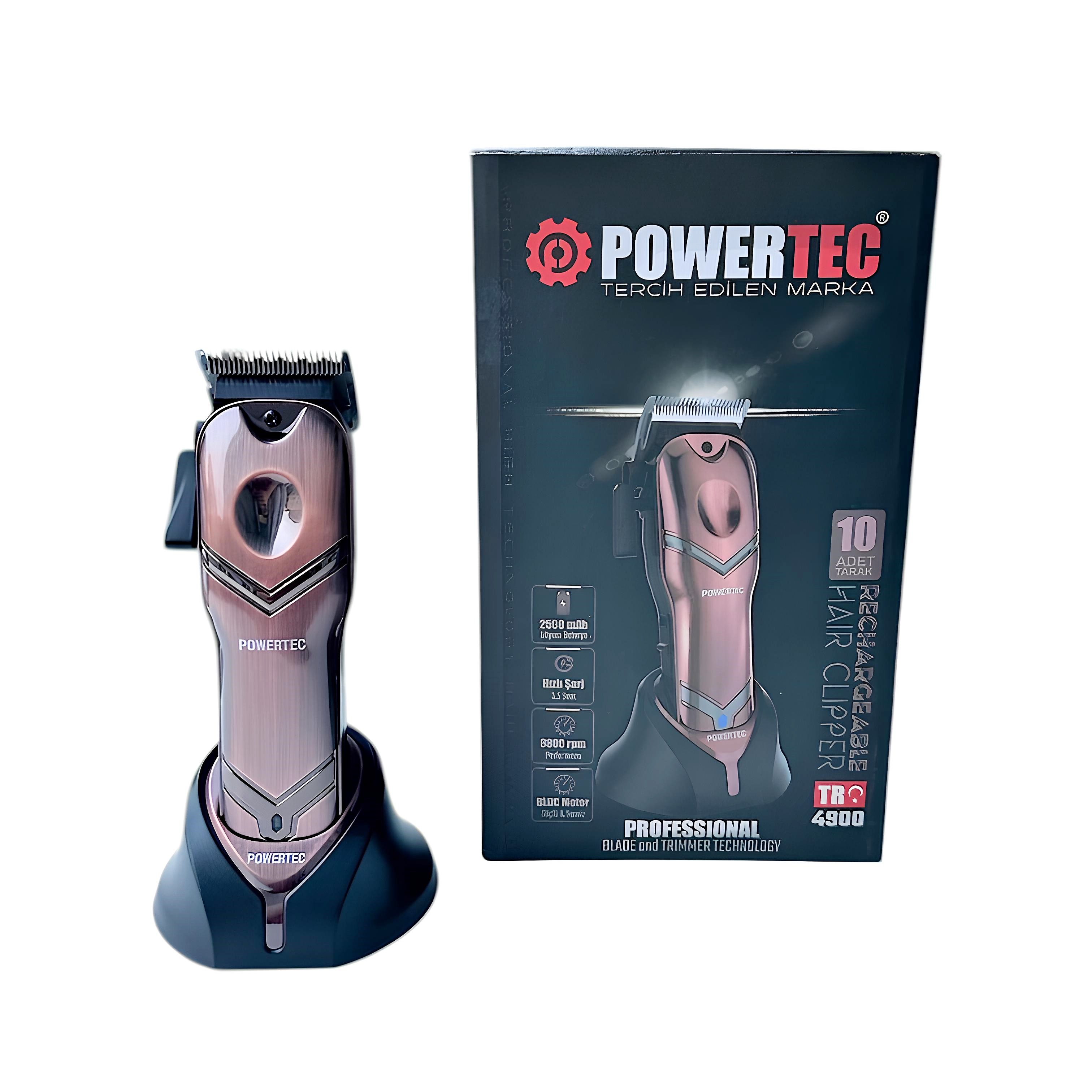 Powertec TR-4900 Şarjlı Saç Tıraş Makinesi: Evde Berber Deneyimi Yaşamanın En Pratik Yolu