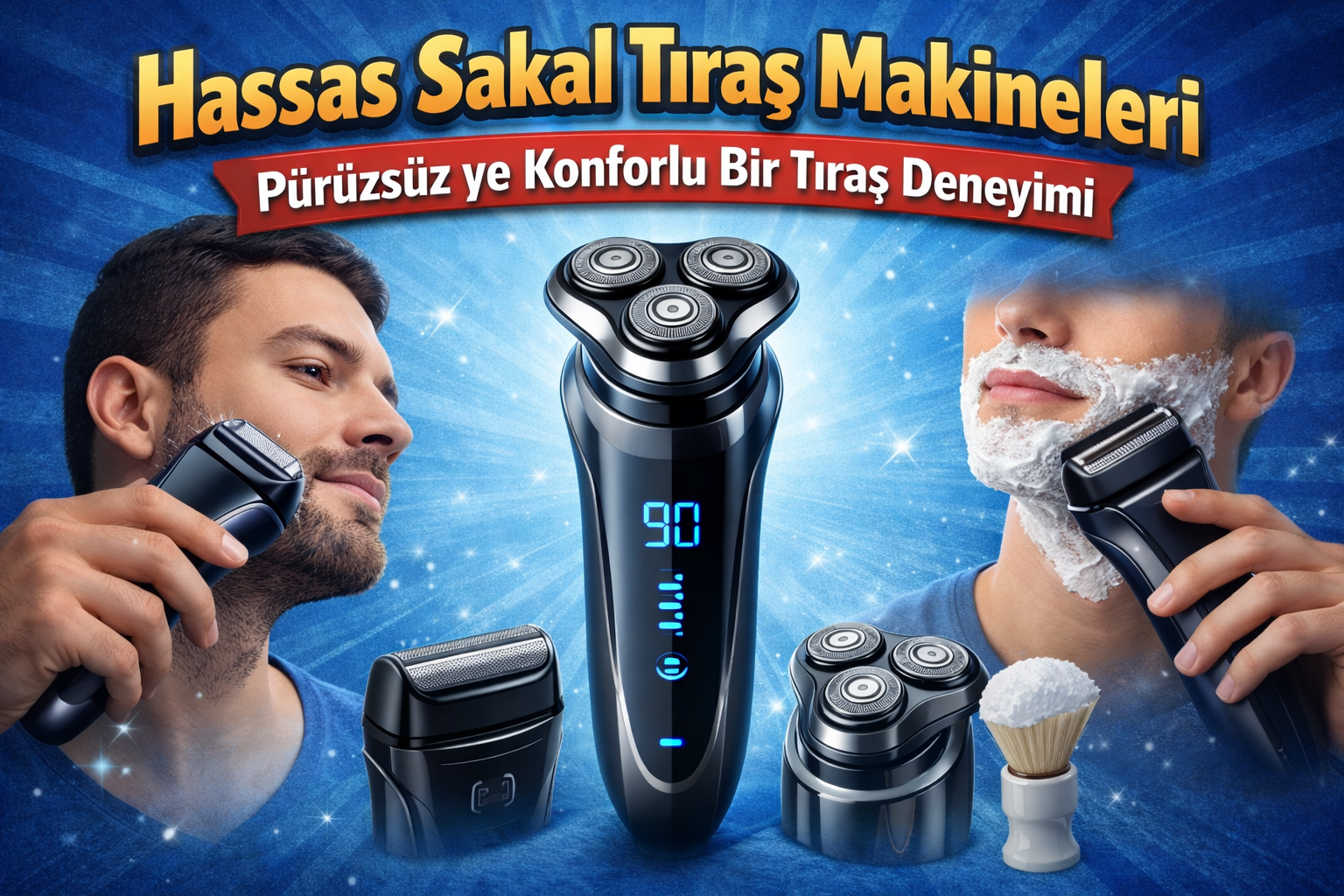 Hassas Sakal Tıraş Makineleri: Pürüzsüz ve Konforlu Bir Tıraş Deneyimi