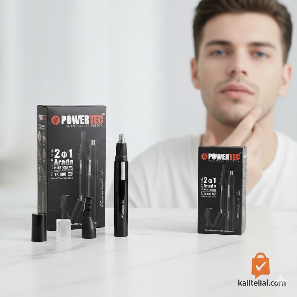 Powertec TR 404 Şarjlı Burun, Kulak ve Kaş Tıraş Makinesi ile Kişisel Bakımda Yeni Standart