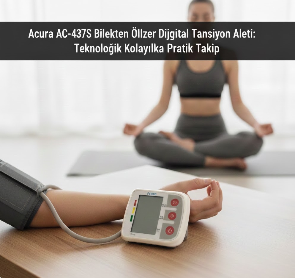 Acura AC-437S Bilekten Ölçer Dijital Tansiyon Aleti: Teknolojik Kolaylıkla Pratik Takip