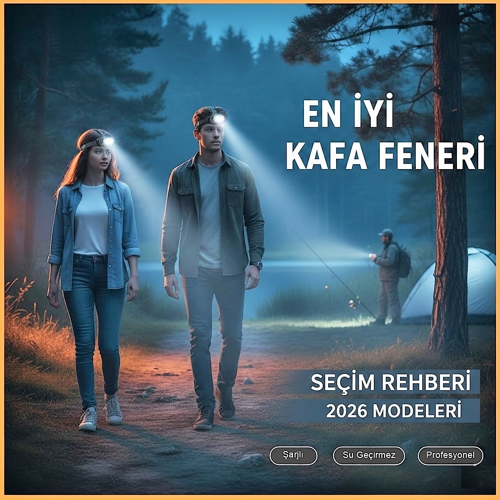 Kafa Feneri ve Kafa Lambası Seçim Rehberi: Karanlığı Aydınlatacak En İyi Modeller