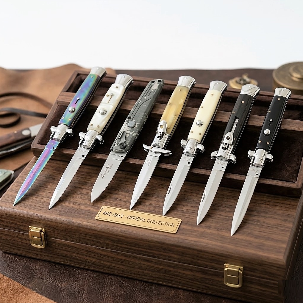 Maniago’dan Dünyaya: AKC Stiletto ve Otomatik Bıçak Mekanizmaları Rehberi