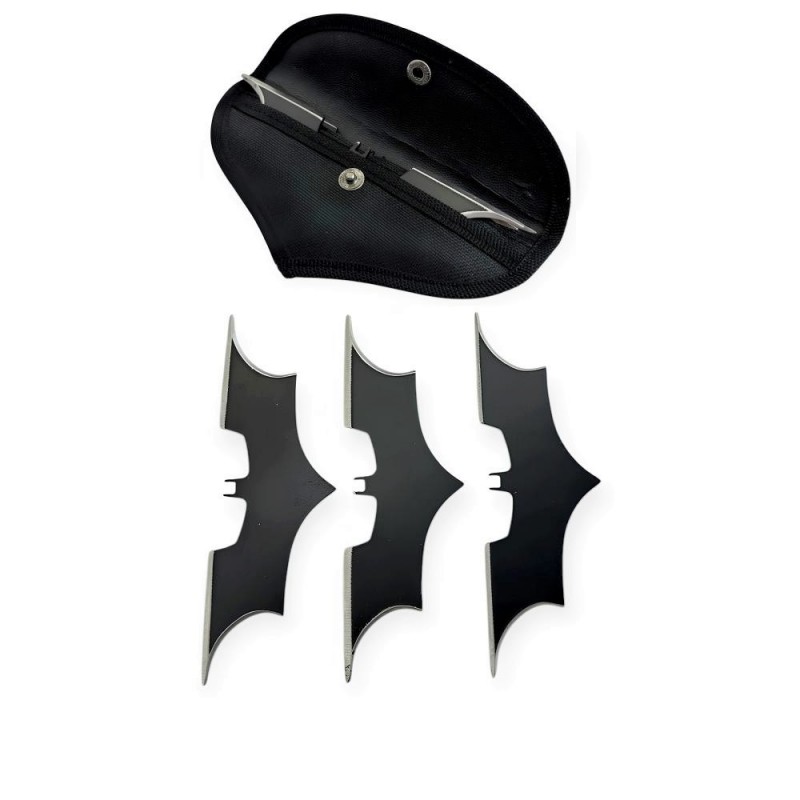 Batman Çelik Fırlatma Bıçağı Seti – Dayanıklı ve Dengeli Atış Bıçakları