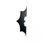 Siyah kaplama paslanmaz çelik Batman fırlatma bıçağı detayı