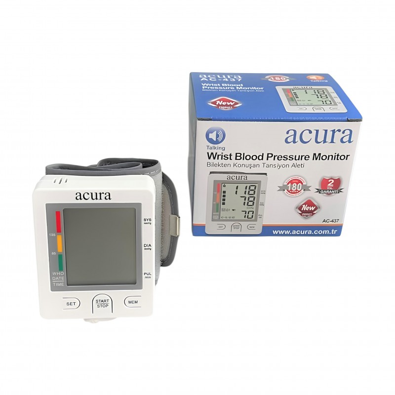 acura ac-437 bilek bandı ve ekran detayı