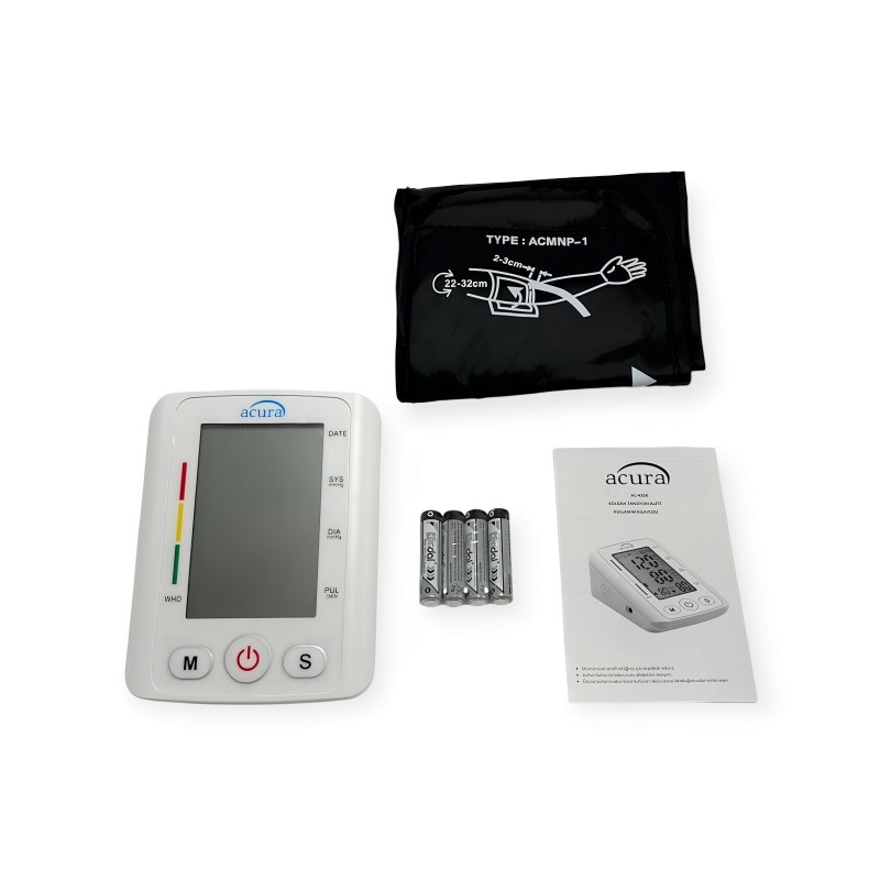 Acura AC-433K / KD-5915 Dijital Tansiyon Aleti – Kullanıcı Dostu Tasarım | Kalitelial.com