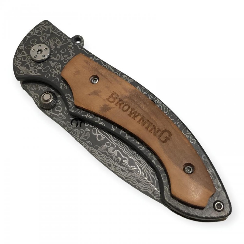 Browning Damascus Desenli Profesyonel Çakı
