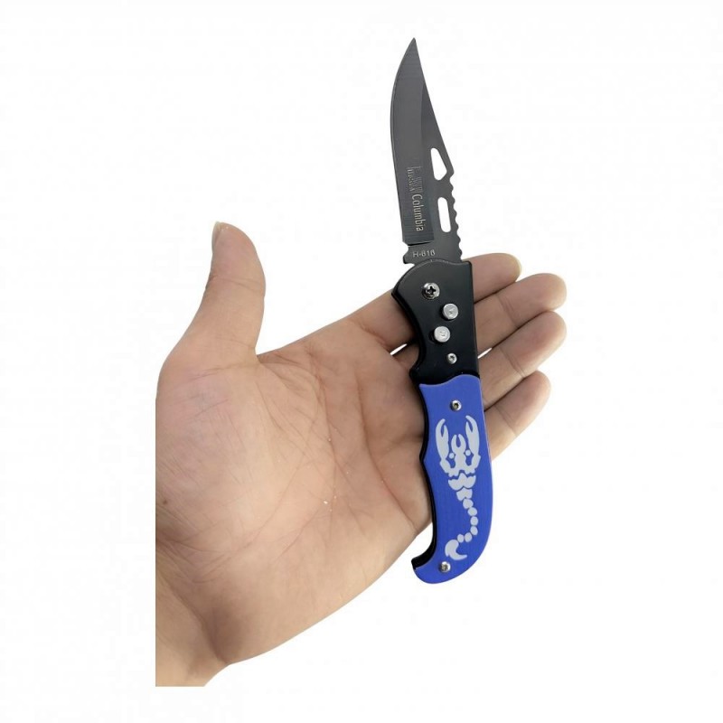 Columbia otomatik bıçak kilit mekanizması detayı