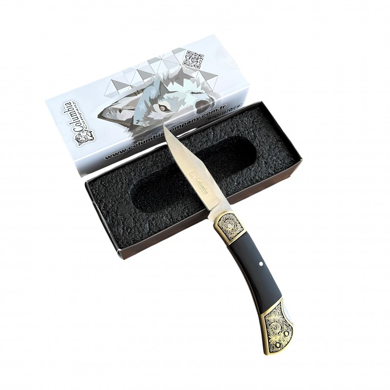 columbia company a-1030-b gravürlü çakı ürün sunumu