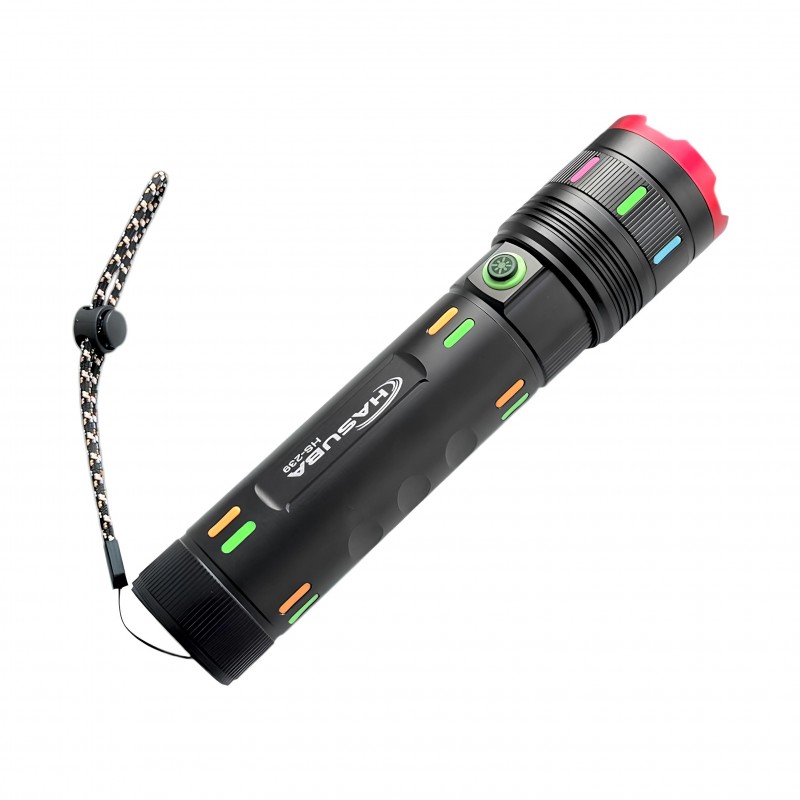 Taktik kullanım için Hasuba HS-239 güçlü LED el feneri kalitelial.com