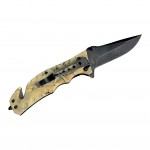 Lanmark Komando Çakısı Paslanmaz Çelik Bıçak Detayı | Kalitelial.com