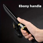 doğal ağaç saplı damascus bıçak