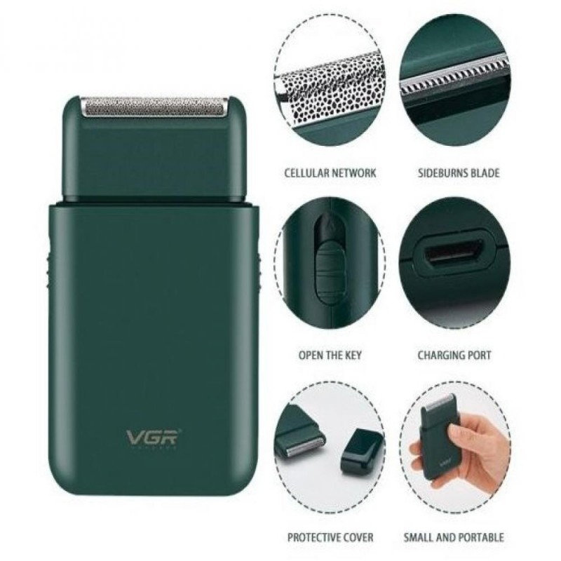 Hassas ciltler için folyo başlıklı VGR V-390 sıfır tıraş makinesi orjinal ürün onayı.