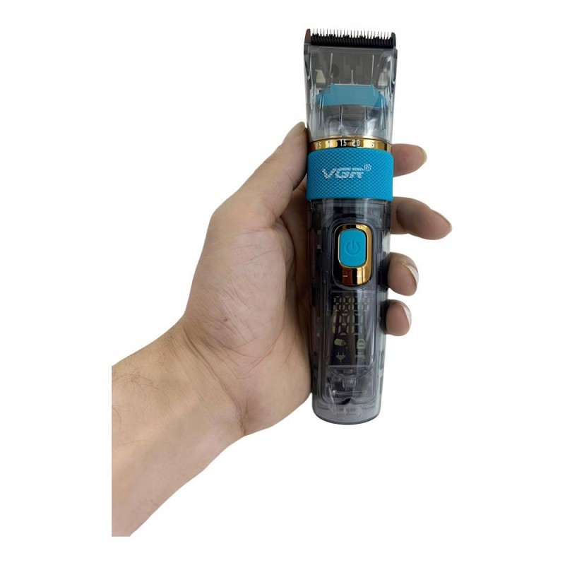 VGR V-695 Dijital Ekranlı Hızlı Şarj Edilebilir Tıraş Makinesi