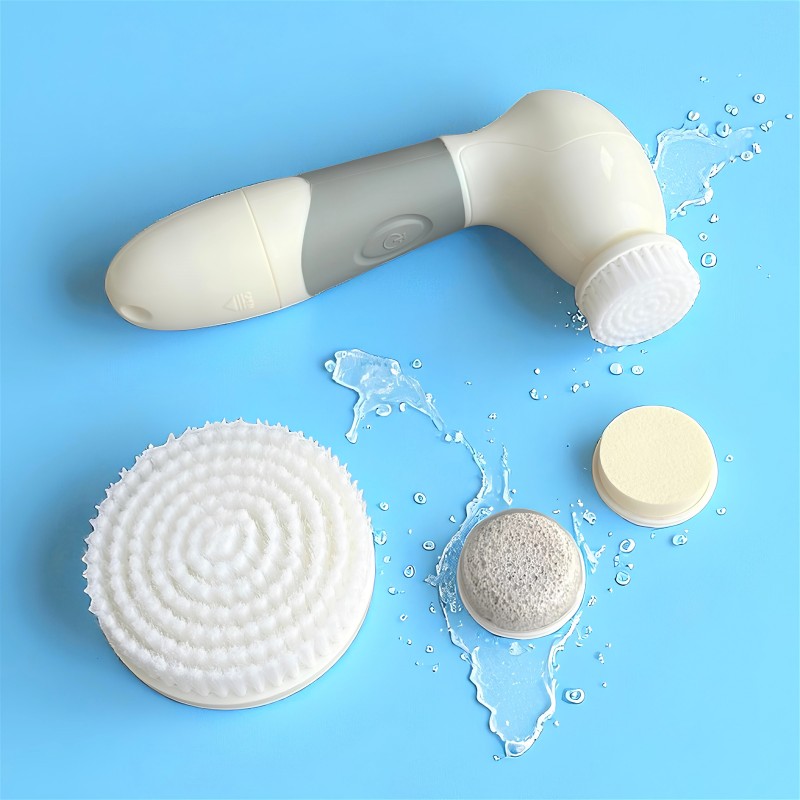 Cnaier 4’Ü 1 Arada Yüz ve Vücut Temizleme Fırçası : Cilt Bakımınızı Bir Üst Seviyeye Taşıyın