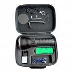 Powerdex PD-14500 65W profesyonel LED fenerin yoğun ışık gücünü gösteren ürün fotoğrafı