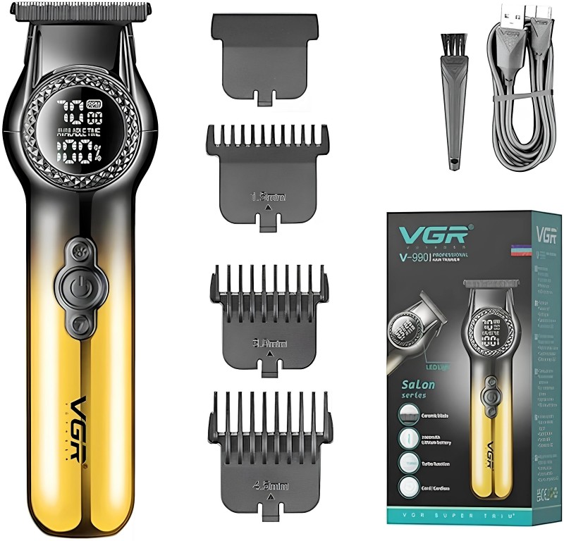 Vgr V-990 Lcd Ekranlı Şarjlı Tıraş Makinesi – 2 Kademeli Hız, Turbo Mod, Sessiz Çalışma