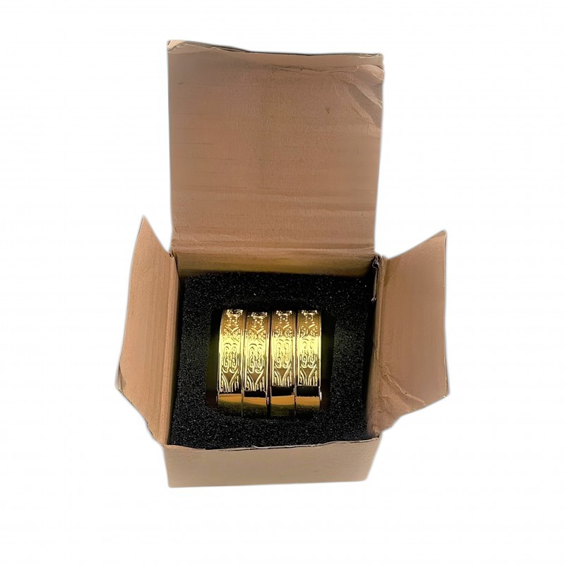 Altın renk kompakt 4 parmak muşta – kalitelial.com