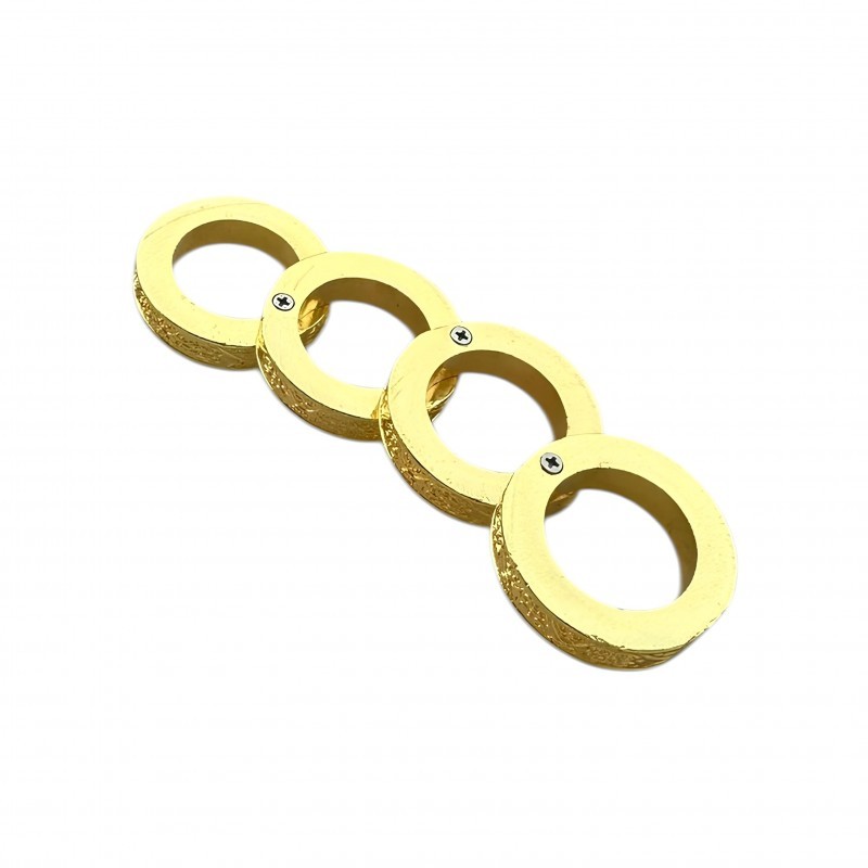 Altın 4 parmak yüzüklü katlanabilir muşta – kalitelial.com