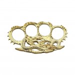 Altın ejderha baskılı dekoratif muşta – kalitelial.com