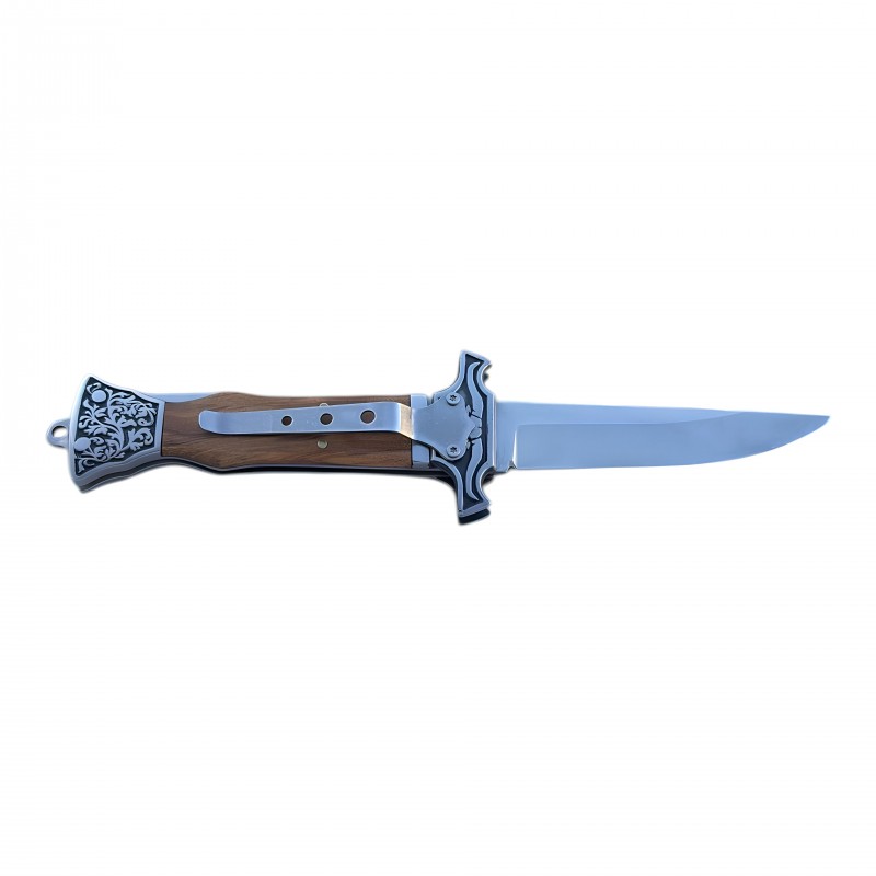 Tek hareketle açılabilen Columbia MA-123-C Avcı Çakısı mekanizması.