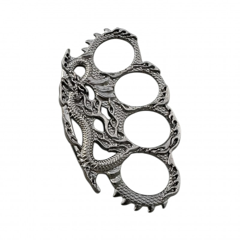 Koleksiyonluk gri ejderha figürlü muşta – kalitelial.com