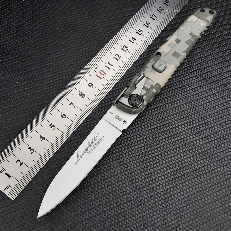 Leverletto otomatik bıçak ve birlikte verilen taşıma kılıfı.