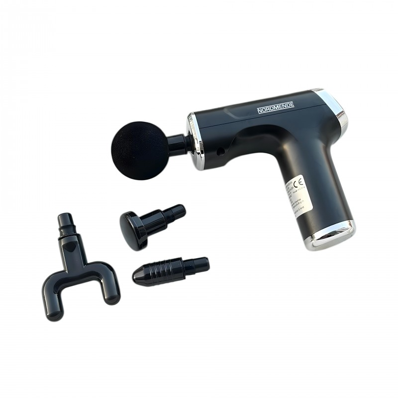 Nordmende 4 Başlıklı Şarjlı Masaj Aleti – Derin Kas Masajı, Sessiz ve Taşınabilir Kullanım