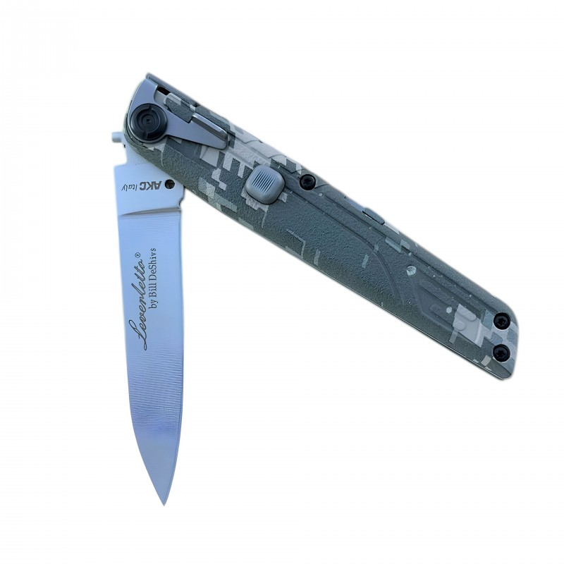 Tek tuşla açılabilen Leverletto otomatik bıçak kullanım anı.