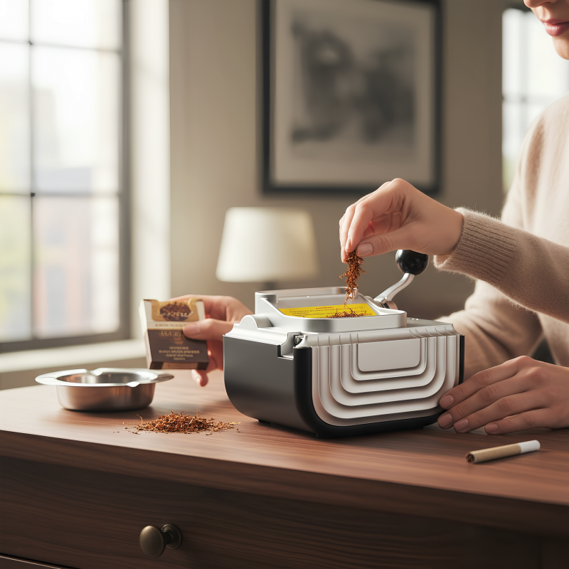 Otomatik ve manuel sigara sarma makinesi