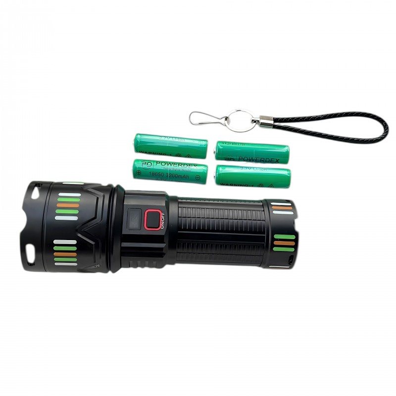 powerdex pd-12800 dayanıklı metal el feneri