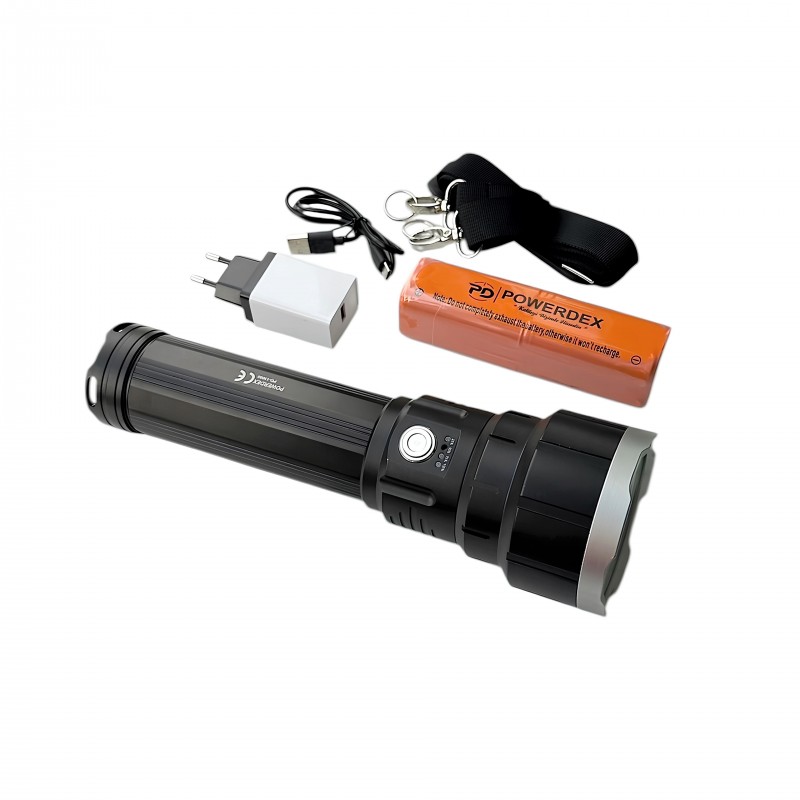 Powerdex Pd-13000 Şarjlı Led Fener – 5500 Lümen, 25.600 Mah, Powerbank Özellikli