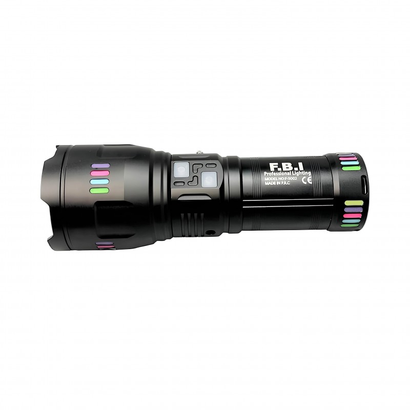 White Laser El Feneri F.B.I PRO F-3002 Uzun Menzilli Projektör