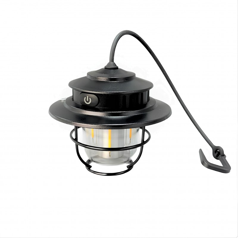 Powerdex Pd-4545 Profesyonel Şarjlı Kamp Lambası - Retro Led Kamp Feneri (Usb Type-C)