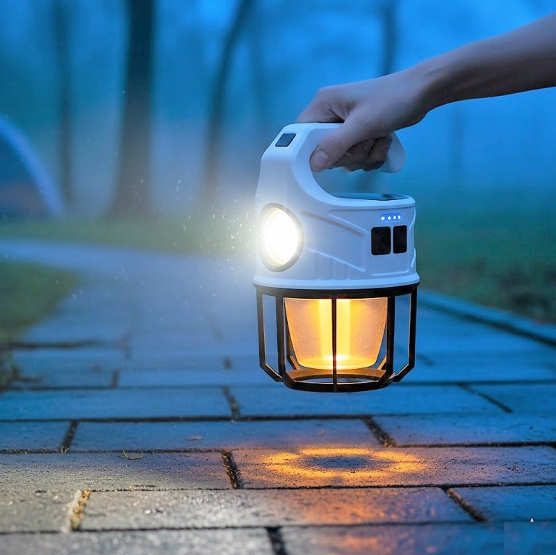 SOS Işıklı Çok Fonksiyonlu El Feneri Powerdex PD-3535 Şarjlı