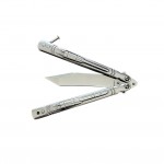 Orijinal Roket Kabartmalı Tanto Uçlu Profesyonel Kelebek Bıçak