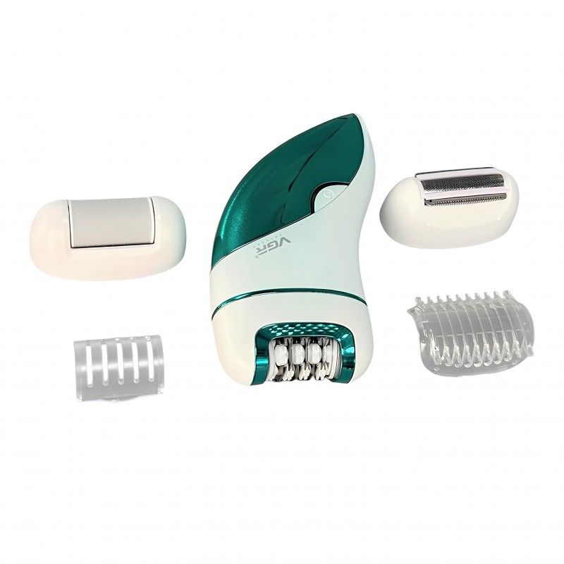 3 Başlıklı Epilatör Seti VGR V-731 Tüm Vücut İçin