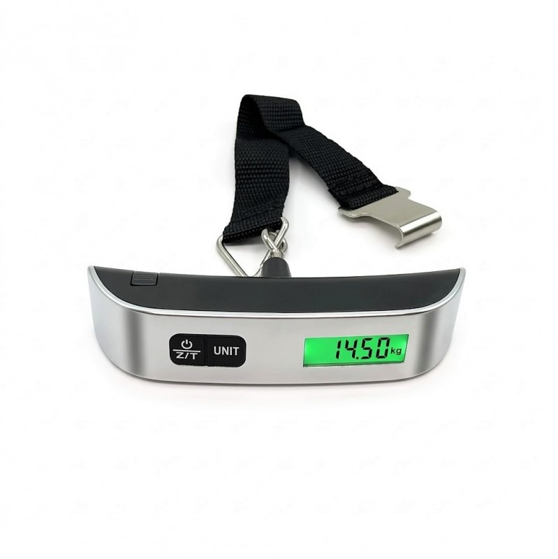 Hassas Valiz Terazisi Termometreli Askılı Tartı Seyahat Tipi