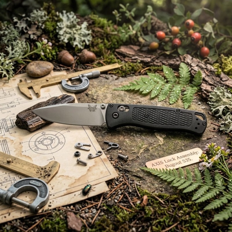 Ultra Hafif Kamp ve Doğa Çakısı Benchmade 535 Bugout