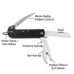 Yelkenli ve Tekne Ekipmanları Mersin Balıklı Çakı 134g