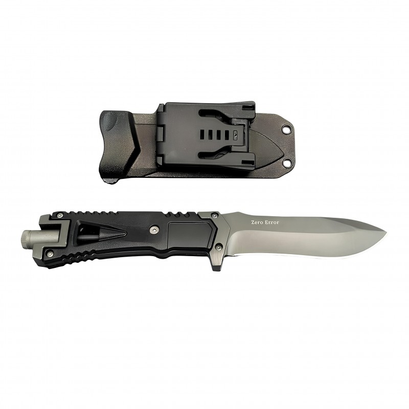 Zero Error Tanto Tipi Askeri Taktik Bıçak – Ateş Başlatıcılı Hayatta Kalma Seti