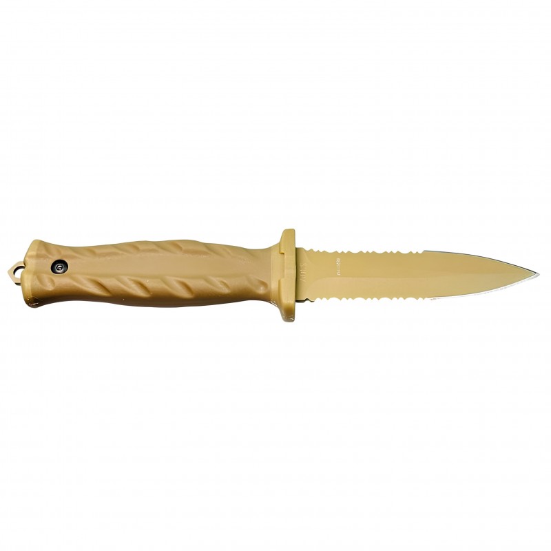 Çift Taraflı Tırtıklı Namlu Gerber De Facto Survival Dagger Keskinlik