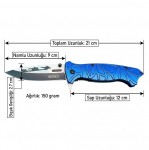 2026 Taktik Çakı Modelleri Lanmark M308 Mavi Seri Kampanya